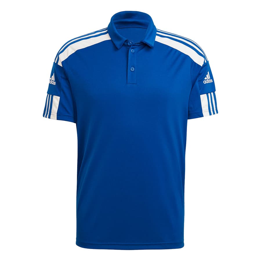 2 adidas Poloshirts Squadra 21 blau/weiß, Gr. XL